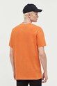 Ρούχα Βαμβακερό μπλουζάκι Tommy Jeans DM0DM17910 πορτοκαλί