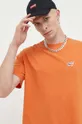 oranžová Bavlnené tričko Tommy Jeans