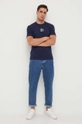 Lacoste t-shirt in cotone blu navy