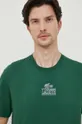 zöld Lacoste pamut póló