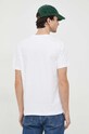 Одяг Бавовняна футболка Lacoste TH1285 білий
