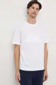 белый Хлопковая футболка Lacoste