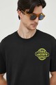 Lacoste pamut póló fekete TH5644