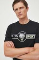 PLEIN SPORT tricou din bumbac FACC.MTK6429.SJY001N negru