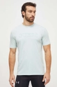 Guess t-shirt ALPHY turkusowy