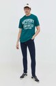 Superdry tricou din bumbac M1011767B.VJ3 verde AW23