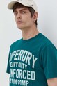 Superdry tricou din bumbac verde M1011767B.VJ3