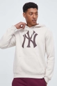 μπεζ Μπλούζα 47 brand MLB New York Yankees