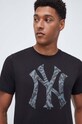 47brand tricou din bumbac MLB New York Yankees negru BB017TEMECH599504JK