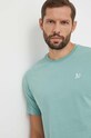 47brand tricou din bumbac MLB Oakland Athletics verde BB018TEMBRT595449YQ
