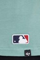 Bavlnené tričko 47 brand MLB Oakland Athletics BB018TEMBRT595449YQ zelená