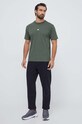 New Balance t-shirt bawełniany MT31504DON zielony AW23