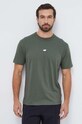 Odzież New Balance t-shirt bawełniany MT31504DON zielony