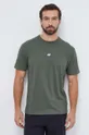 New Balance t-shirt bawełniany 100 % Bawełna 