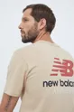 бежевий Бавовняна футболка New Balance Чоловічий
