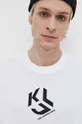 bela Bombažna kratka majica Karl Lagerfeld Jeans