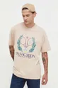 beige On Vacation t-shirt in cotone