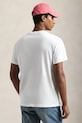 Бавовняна футболка Polo Ralph Lauren 710854497 білий AW24