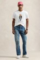 Odzież Polo Ralph Lauren t-shirt bawełniany 710854497 biały