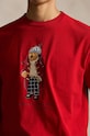 Одежда Хлопковая футболка Polo Ralph Lauren 710854497 красный