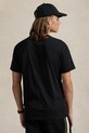 Памучна тениска Polo Ralph Lauren 710854497 черен AW24