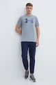 Under Armour tricou 1379451 gri SS24