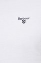 Βαμβακερό μπλουζάκι Barbour MTS0331 λευκό