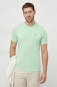 Barbour t-shirt bawełniany bawełna zielony MTS0331