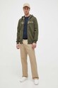 Бавовняна футболка Barbour MTS0331 темно-синій AA00