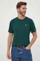 зелений Бавовняна футболка Barbour Чоловічий