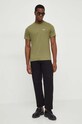 Barbour tricou din bumbac MTS0331 verde AA00