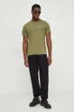 Barbour t-shirt in cotone verde