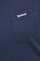 Βαμβακερό μπλουζάκι Barbour MTS1114 σκούρο μπλε