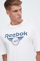 Бавовняна футболка Reebok Classic Basketball бежевий 100070719