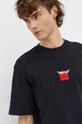 μαύρο Βαμβακερό μπλουζάκι HUGO x Gremlins