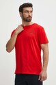 Бавовняна футболка lounge Tommy Hilfiger червоний UM0UM02916