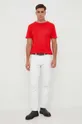 Tommy Hilfiger t-shirt lounge in cotone rosso