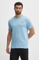 Tommy Hilfiger tricou lounge din bumbac UM0UM02916 albastru AW24