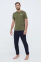 Tommy Hilfiger t-shirt lounge bawełniany zielony