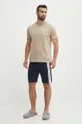 Tommy Hilfiger t-shirt lounge in cotone beige