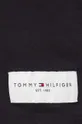 črna Bombažna kratka majica Tommy Hilfiger