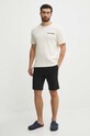 Bavlnené tričko Tommy Hilfiger UM0UM03116 béžová SS24