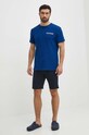 Бавовняна футболка lounge Tommy Hilfiger UM0UM03116 темно-синій SS24