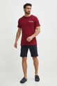 Хлопковая футболка lounge Tommy Hilfiger UM0UM03116 бордо SS24