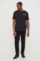 Tommy Hilfiger t-shirt lounge bawełniany czarny