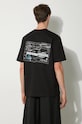 Îmbrăcăminte STAMPD tricou din bumbac SLA.M3229TE.BLK negru