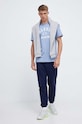 Бавовняна футболка Ellesse SHN15260 блакитний AW23