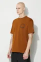 brown Carhartt WIP cotton t-shirt