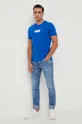 Pamučna majica Calvin Klein Jeans plava