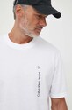 Calvin Klein Jeans tricou din bumbac alb J30J323995